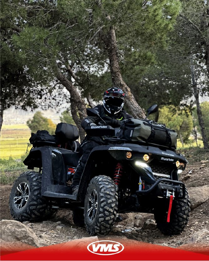 Quad VMS en terrain naturel